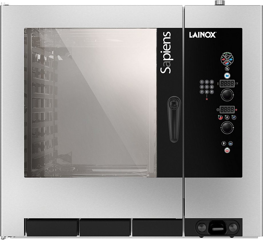 Пароконвектомат Lainox Sapiens SAEB102R+LCS+KSC004O