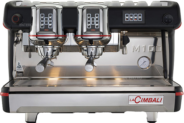 Кофемашина La Cimbali M100RE HDi DT 2 TS+TC VA BLACK Turbosteam высокие группы