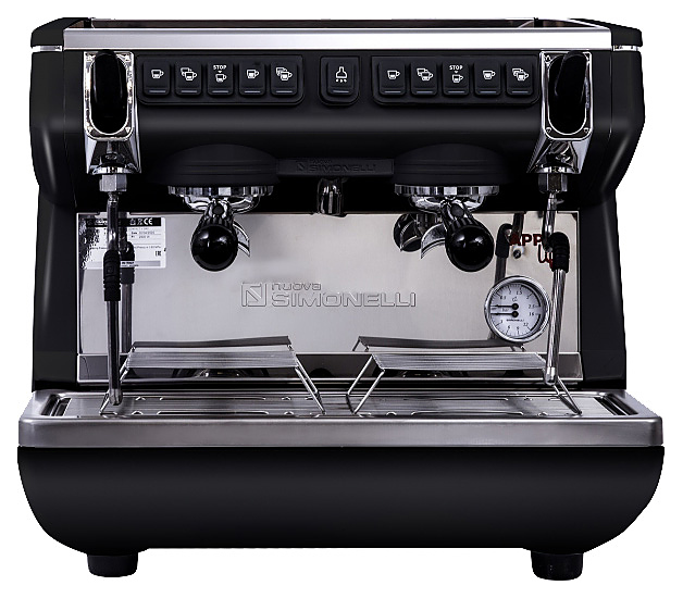 Кофемашина Nuova Simonelli Appia Life Compact 2 Gr V black высокие группы, экономайзер