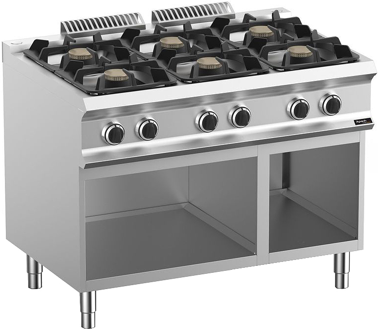 Плита газовая Apach Chef Line GLRRG129OSP