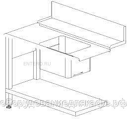 Стол для посудомоечной машины Dihr T50 SX