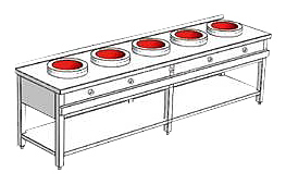 Плита индукционная WOK Heidebrenner ETK-I-W 761539