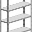 Стеллаж со сплошными полками Марихолодмаш С-4-0,4/0,95/1,8